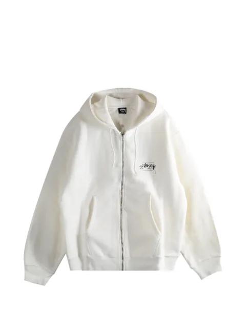 zip-fastening hoodie by STUSSY