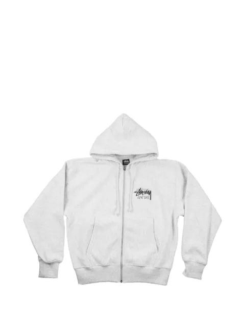 zip-up hoodied jacket by STUSSY