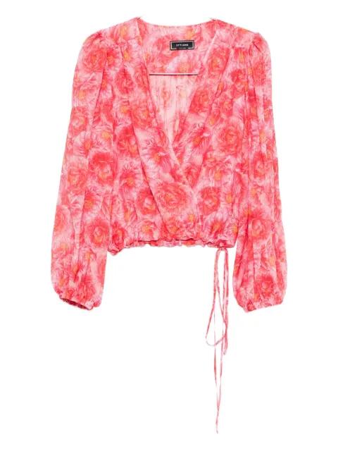 floral-print blouse by STYLAND