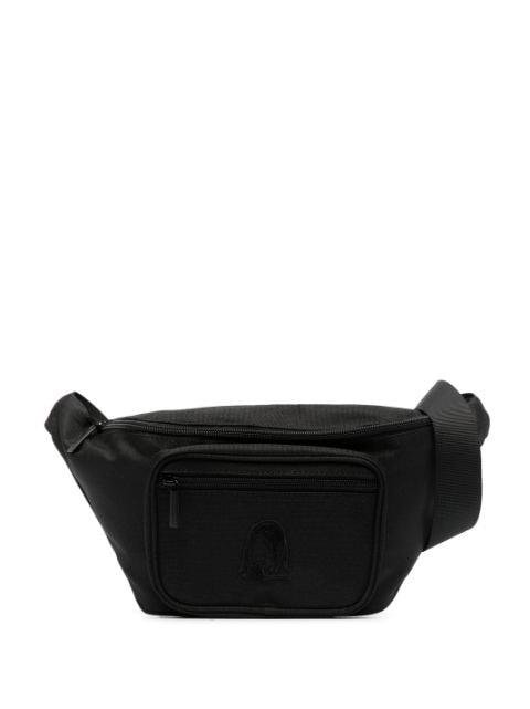 patch-detail zip-up belt bag by STYLAND