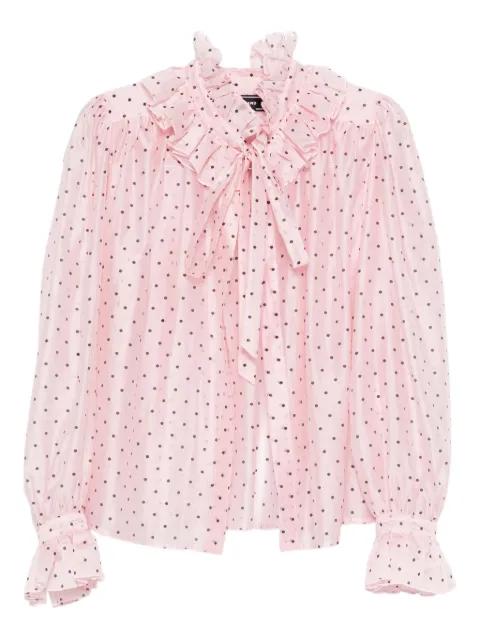 polka-dot blouse by STYLAND