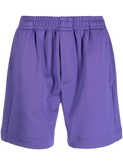 straight-leg track shorts by STYLAND