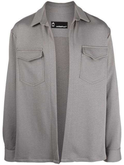 x notRainProof cotton shirt jacket by STYLAND