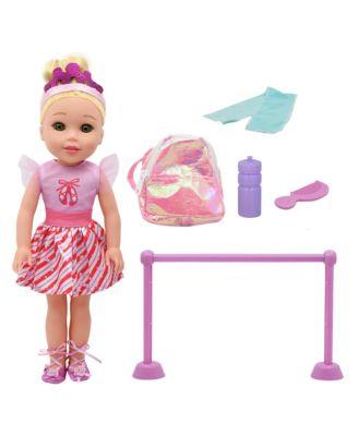 Ballet Set Pink 14" Hard Body Doll 5pcs by STYLE DREAMERS