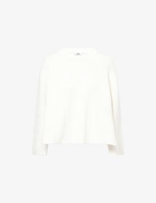 Abella Round-Neck Cotton Jumper by STYLEIN