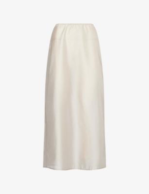 Basha Straight-Cut Woven Maxi Skirt by STYLEIN