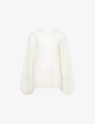 Nella Sheer Knitted Mohair-Blend Jumper by STYLEIN