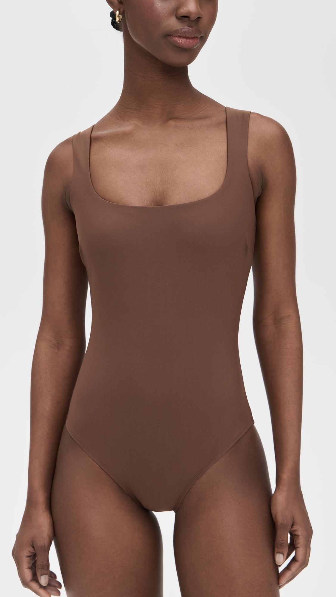 Square Neck Tank One Piece by STYLEST