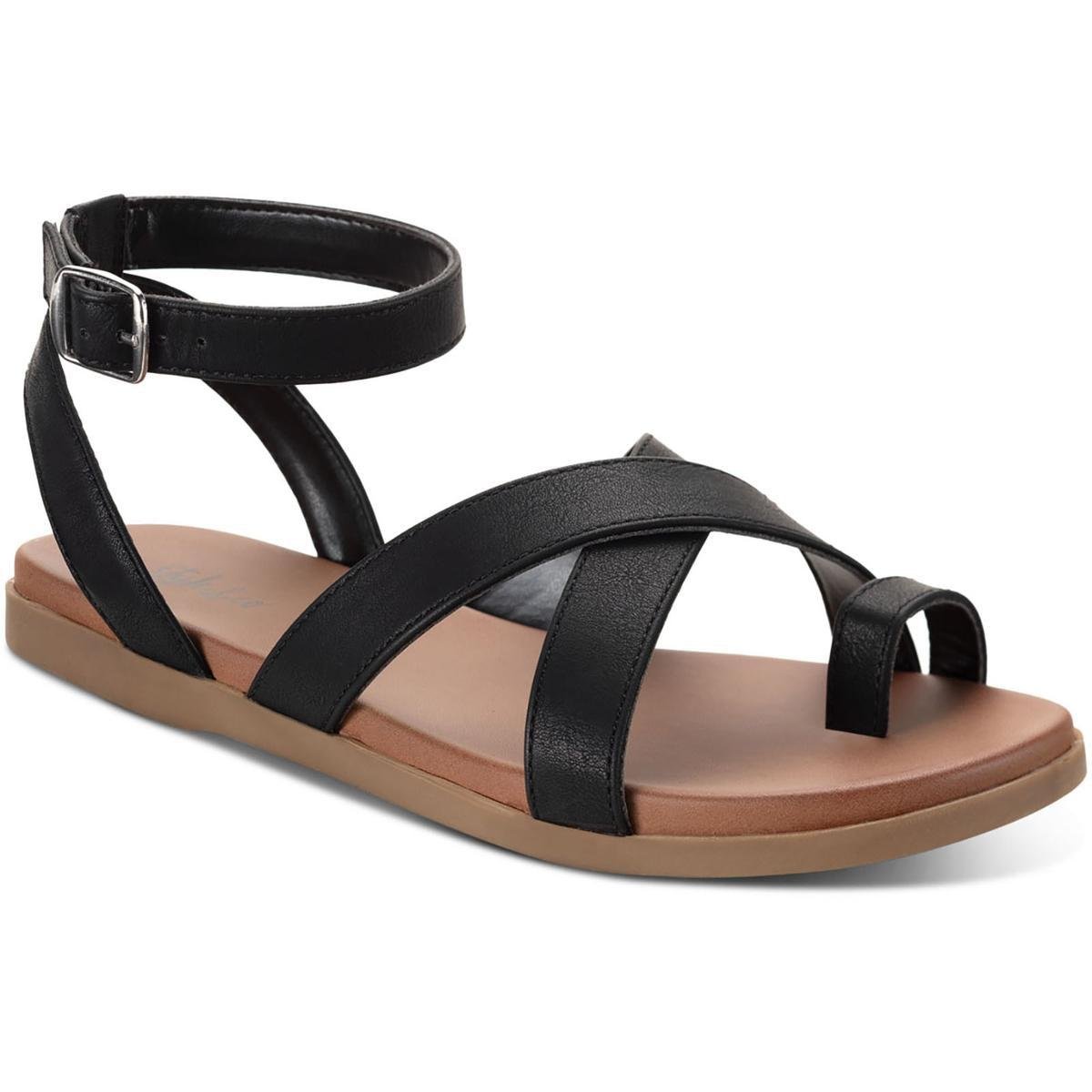 Style &amp; Co. Womens Lianaa Faux Leather Strappy Ankle Strap by STYLE&AMP; CO.
