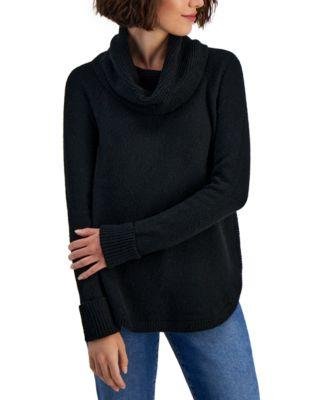 Petite Waffle Cowlneck Tunic by STYLE&CO