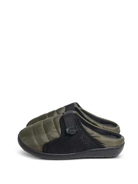 quilted strap slippers by SUBU