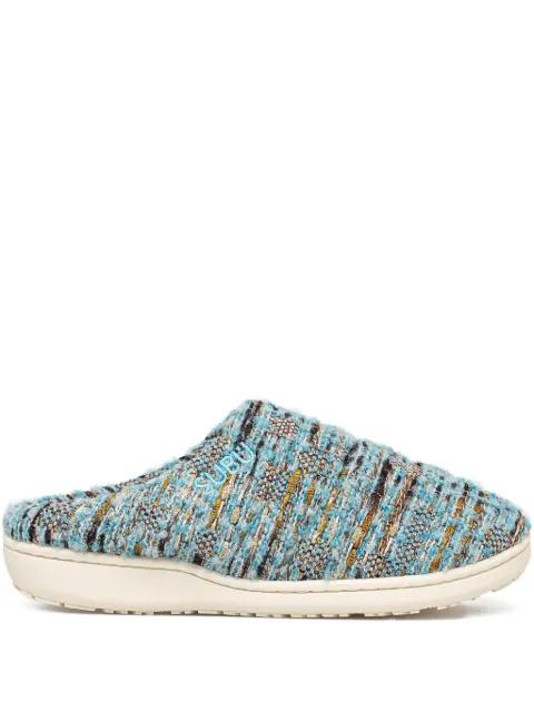 textured slippers by SUBU