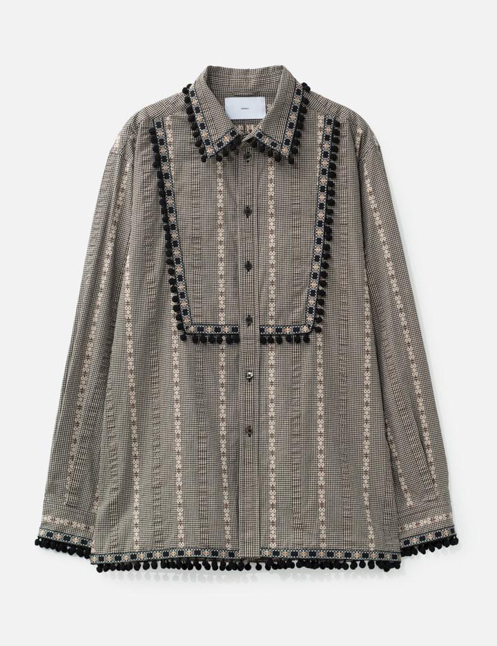 Dobby Ponpon Shirt by SUGARHILL