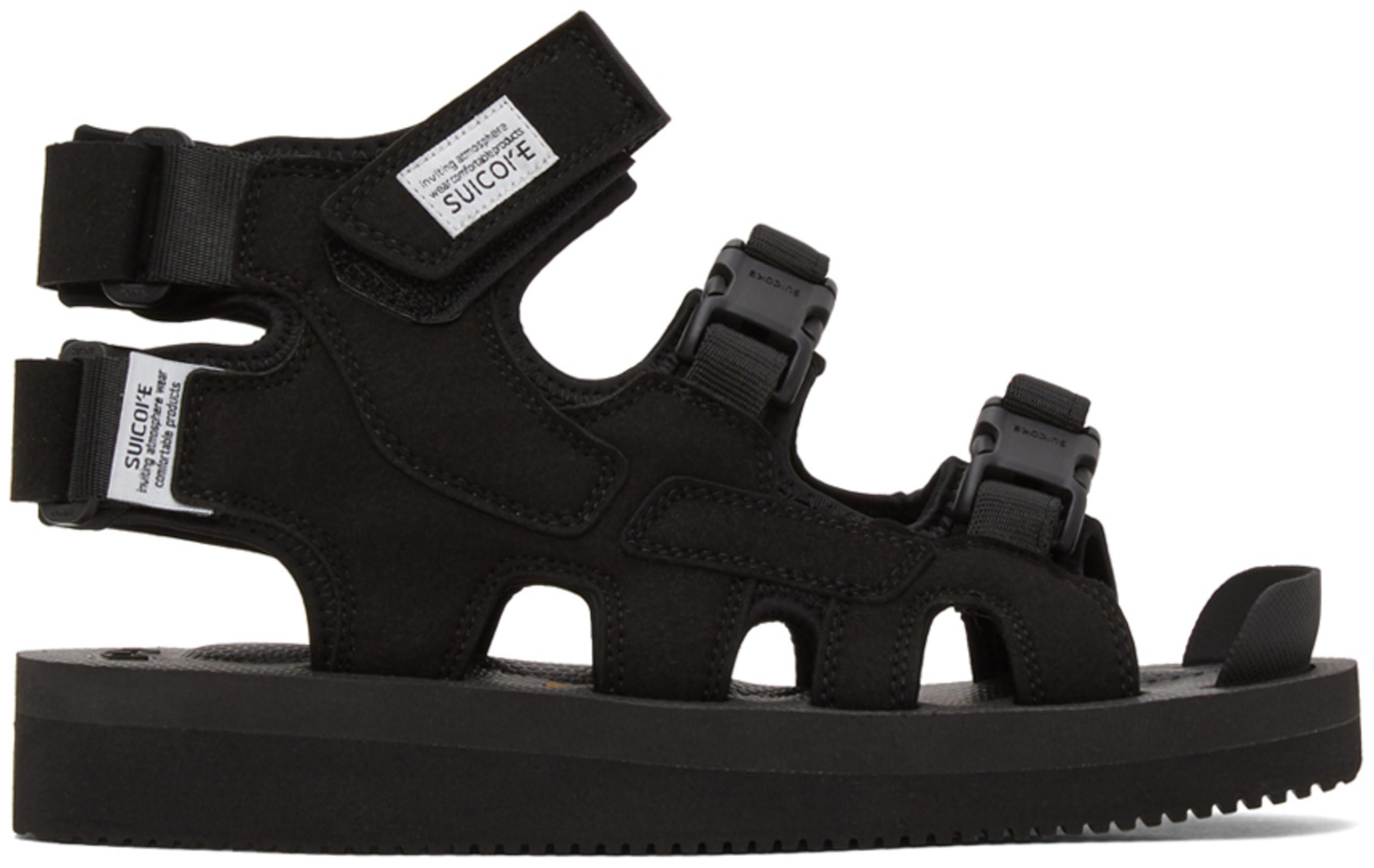 Black BOAK-V Sandals by SUICOKE