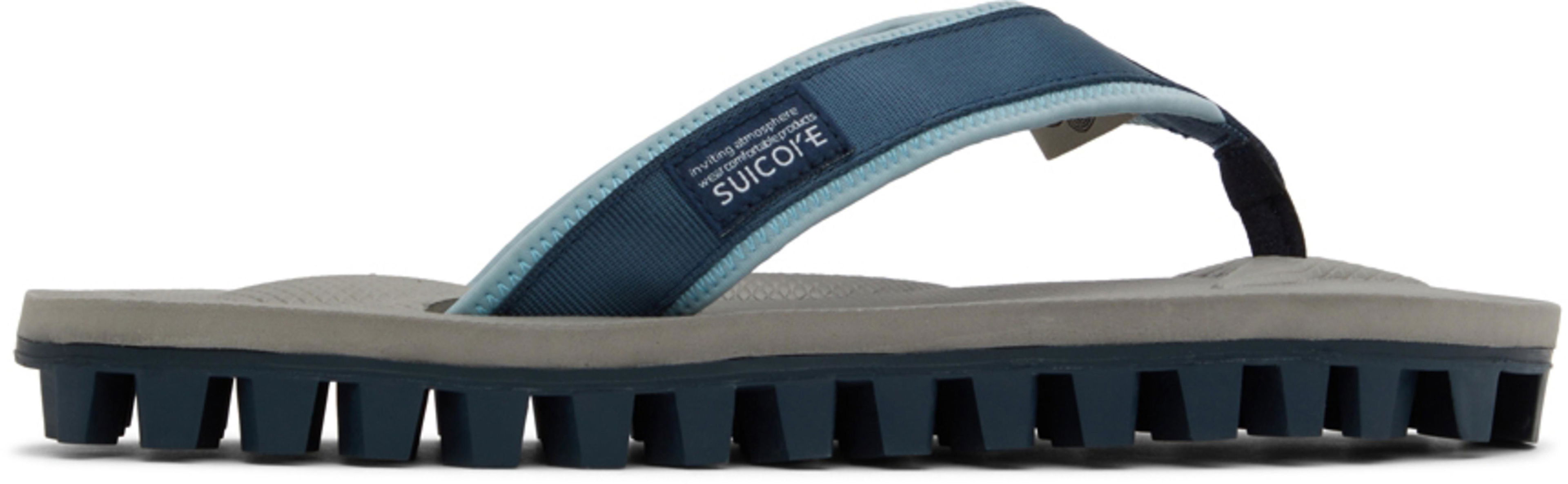 Navy JONO Flip Flops by SUICOKE