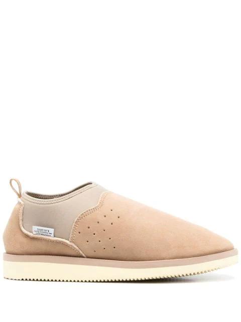 Ron suede slippers by SUICOKE
