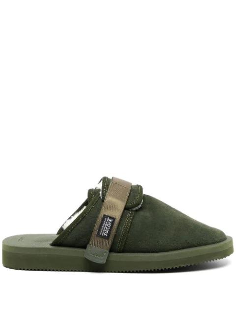 Zavo-Mab shearling-lined slippers by SUICOKE