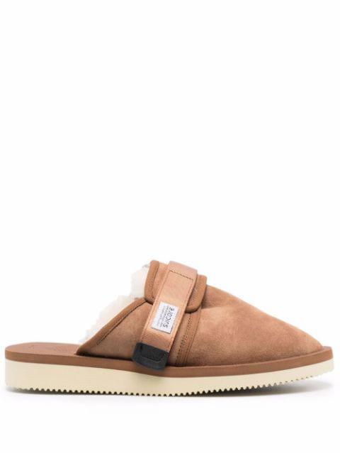 fur lining slippers by SUICOKE