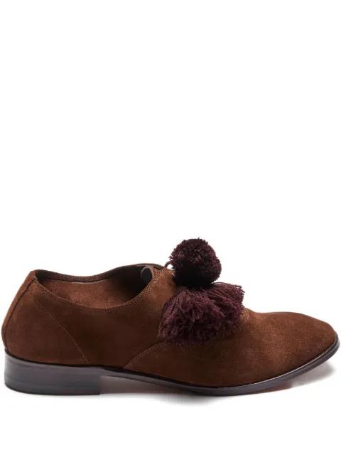 pompom-embellished loafers by SUICOKE