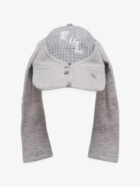 Alumni Cardigan cap by SULTRY VIRGIN