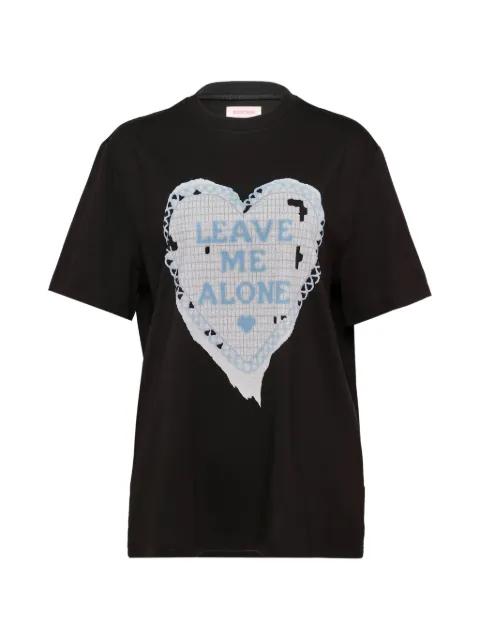 heart-print T-shirt by SULTRY VIRGIN