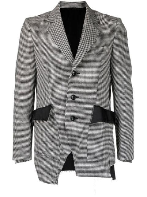 houndstooth layered blazer by SULVAM