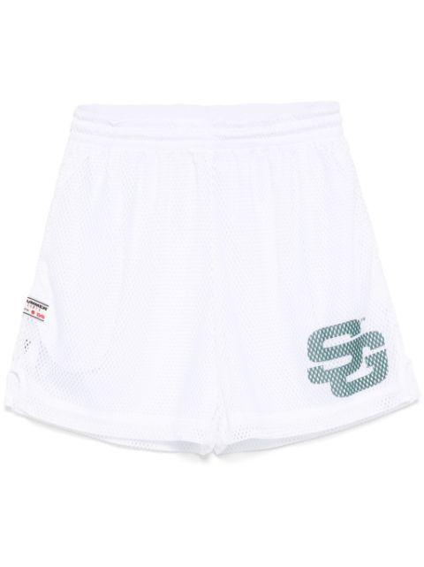 logo-print track shorts by SUMMER GAMES