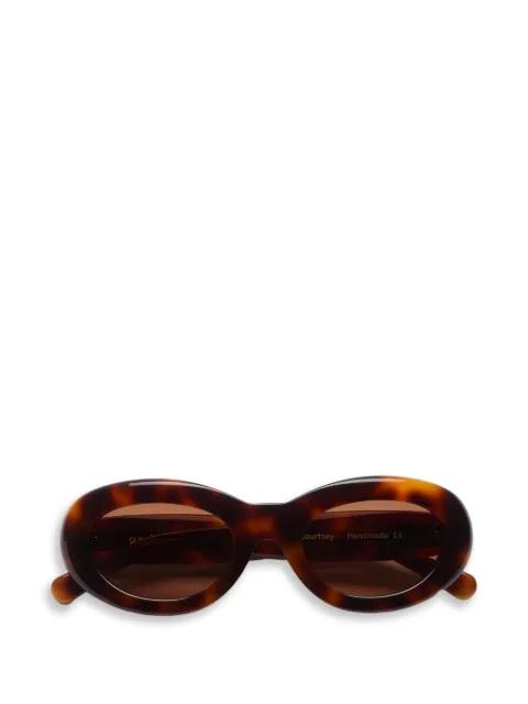 Courtney oval-frame sunglasses by SUN BUDDIES