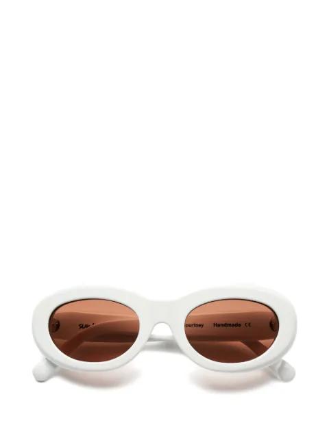 Courtney oval-frame sunglasses by SUN BUDDIES