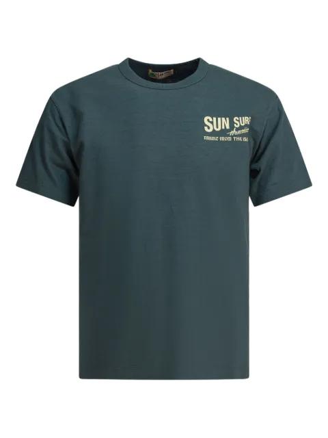 graphic-print cotton T-shirt by SUN SURF