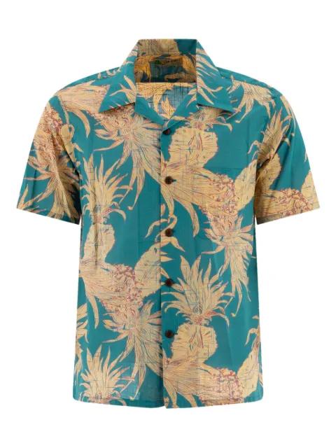 pineapple-print short-sleeve shirt by SUN SURF