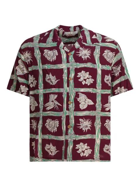 printed rayon shirt by SUN SURF