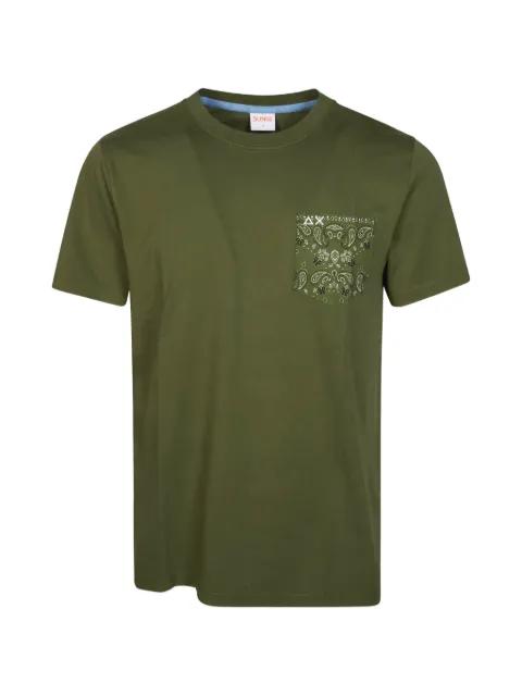 bandana-pocket T-shirt by SUN68