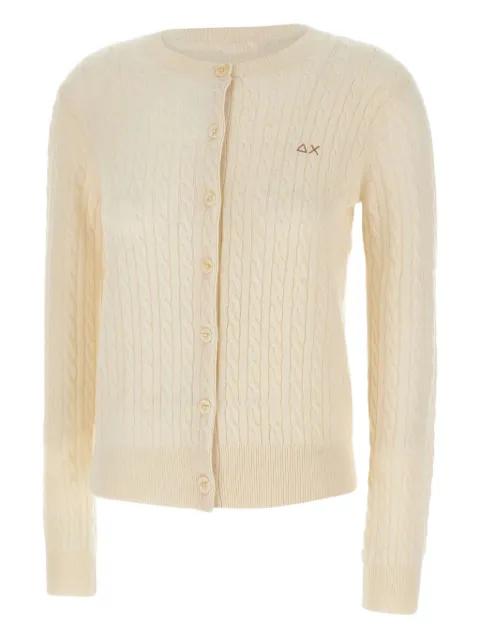 cable-knit cardigan by SUN68