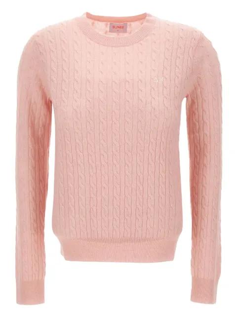 cable-knit sweater by SUN68