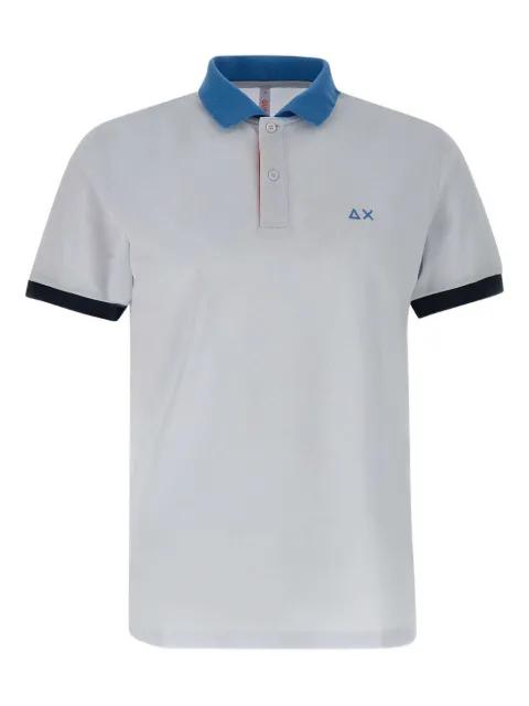 contrast-collar polo shirt by SUN68