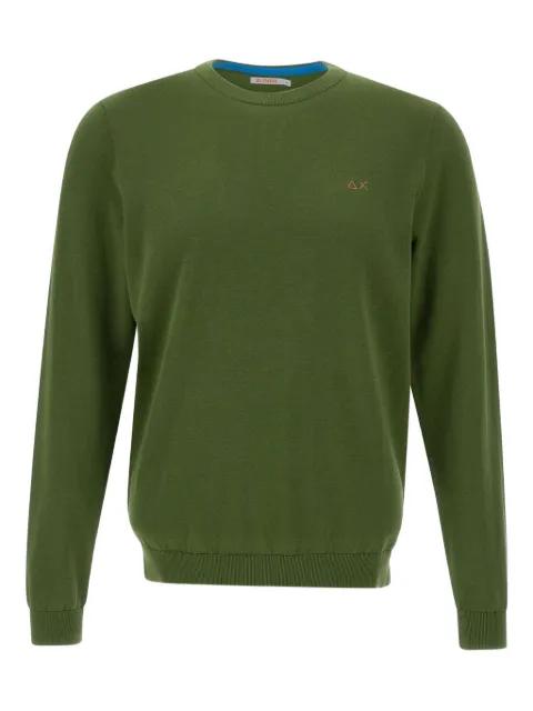 crew-neck cotton jumper by SUN68