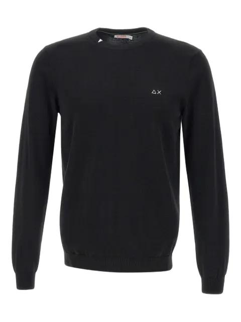 crew-neck long-sleeve jumper by SUN68
