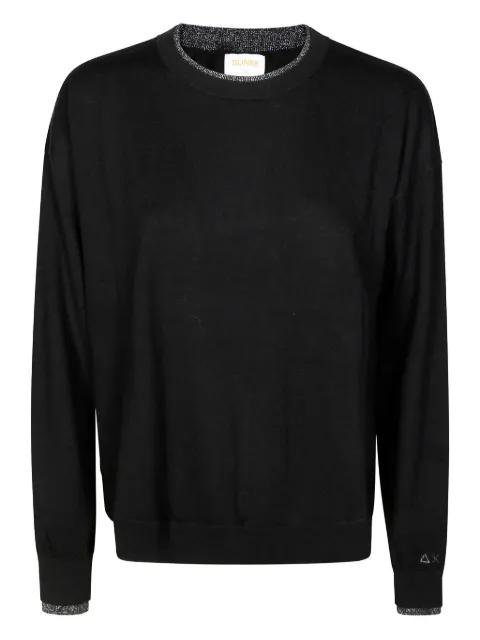 crew-neck long-sleeve sweater by SUN68