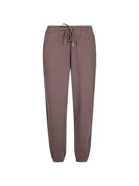 drawstring cotton track pants by SUN68
