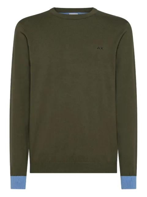 elbow-patch sweater by SUN68