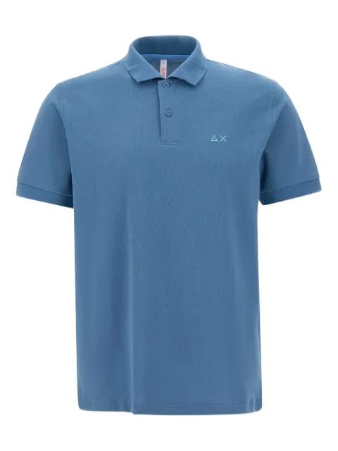 embroidered-logo polo shirt by SUN68
