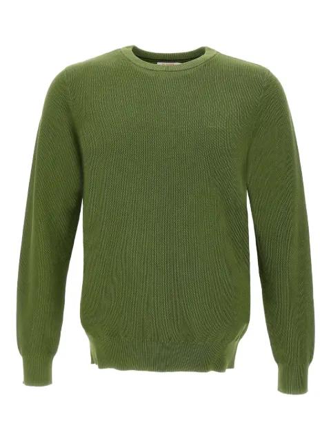honeycomb weave crew-neck sweater by SUN68