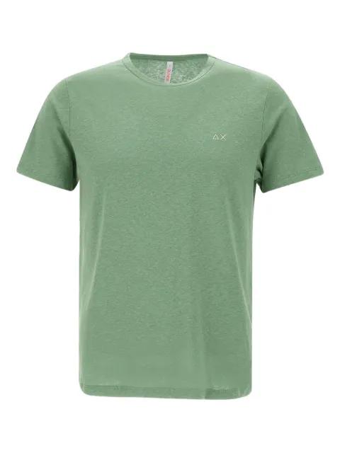 linen-blend T-shirt by SUN68