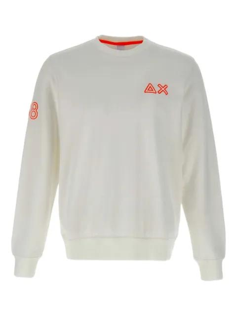 logo-embroidered cotton sweatshirt by SUN68