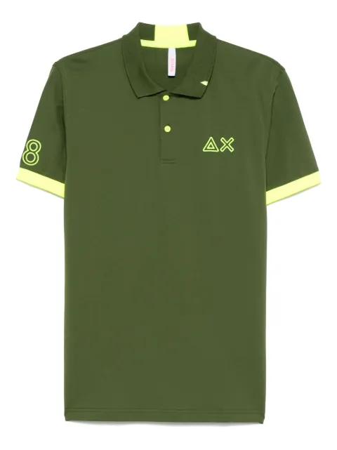 logo-embroidered polo shirt by SUN68