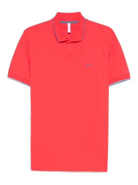 logo-embroidered polo shirt by SUN68