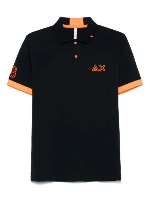 logo-embroidered polo shirt by SUN68