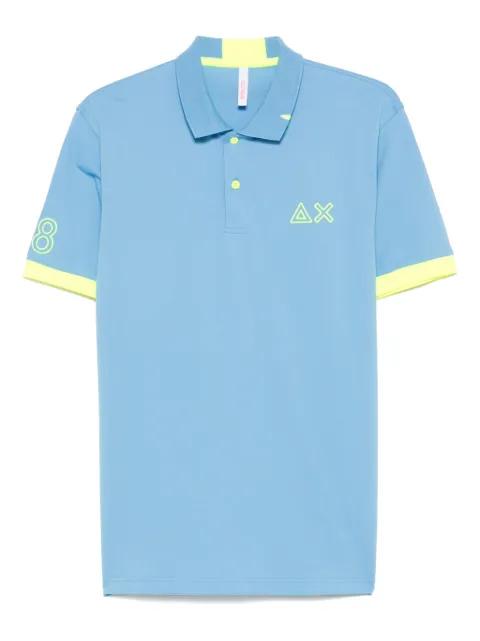logo-embroidered polo shirt by SUN68