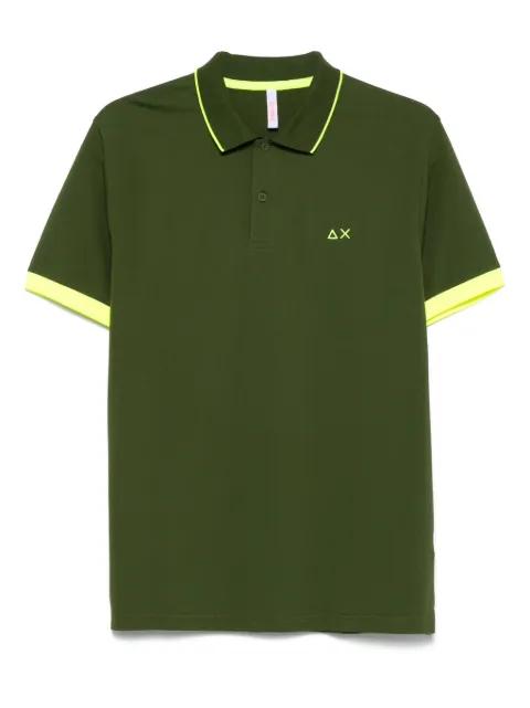logo-embroidered polo shirt by SUN68